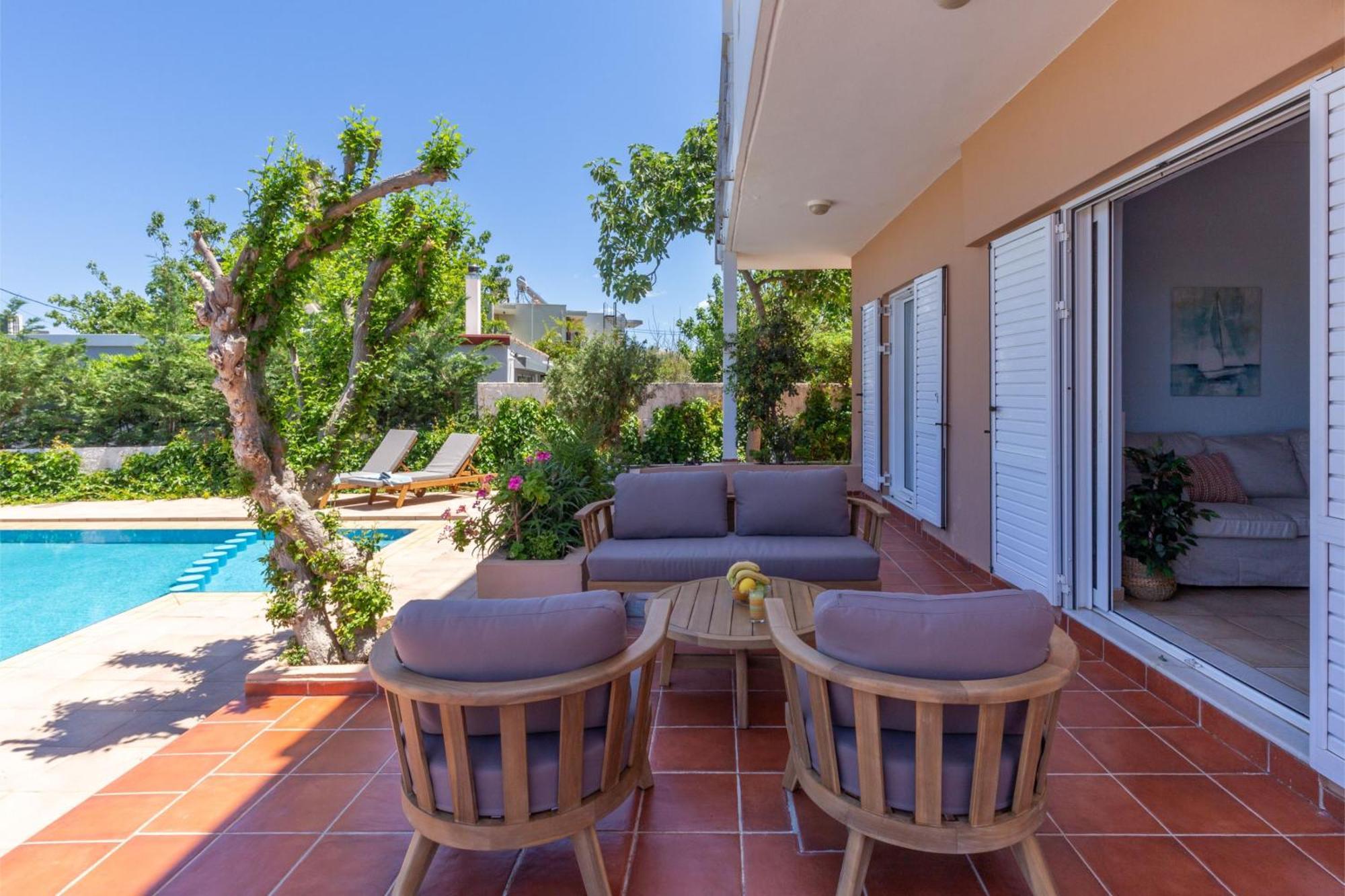 Villa Armonia Chania Kato Galatas Ngoại thất bức ảnh